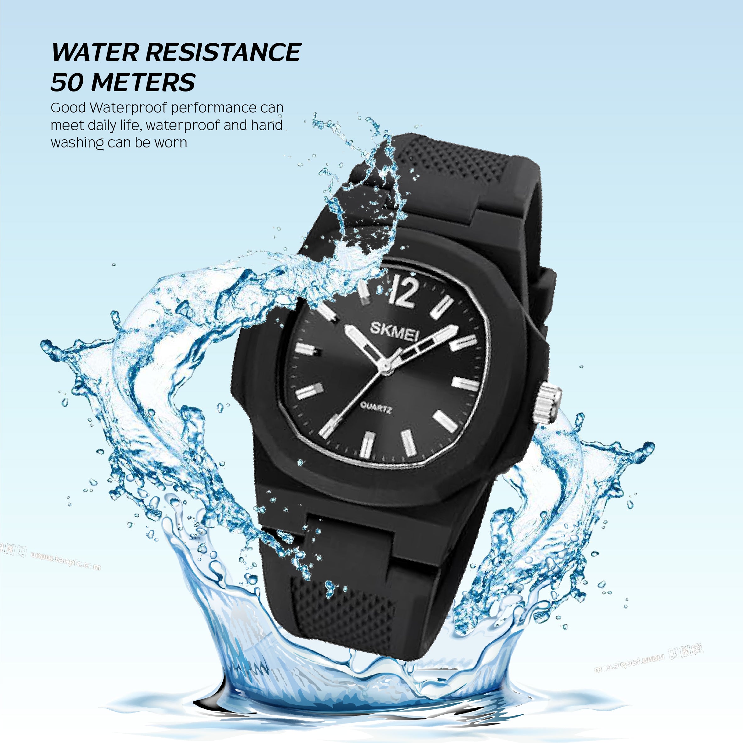 Water resistance SKMEI 1717 ® (Pour Homme Sportif Et Elégance)